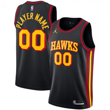 Herren NBA Atlanta Hawks Trikot Benutzerdefinierte Jordan Brand 2020-2021 Statement Edition Swingman